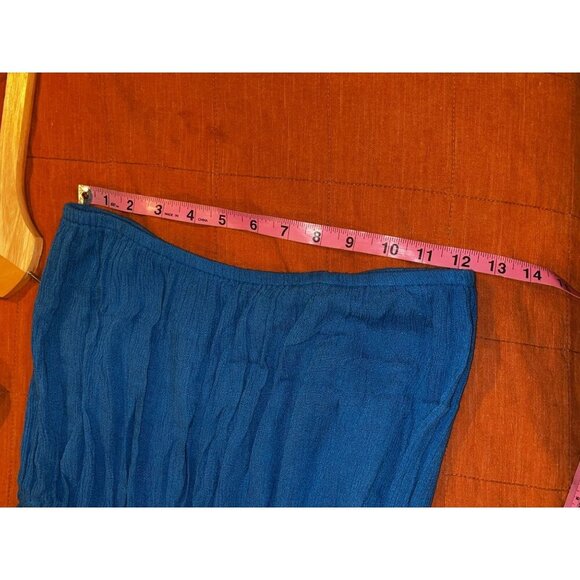 Elan Blue Strapless Jumpsuit  Women's Size Medium - Picture 7 of 10